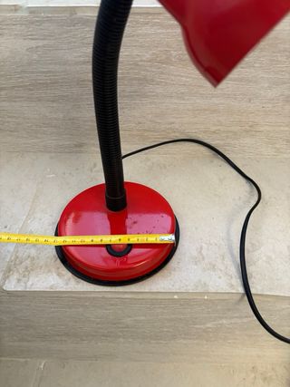 Lampada Veneta Luni Vintage Rossa