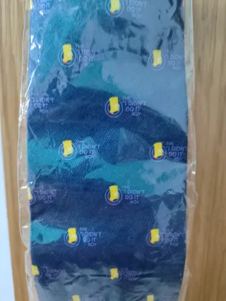 Corbata The Simpsons Azul y Amarillo