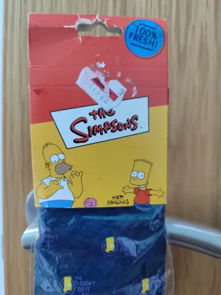 Corbata The Simpsons Azul y Amarillo
