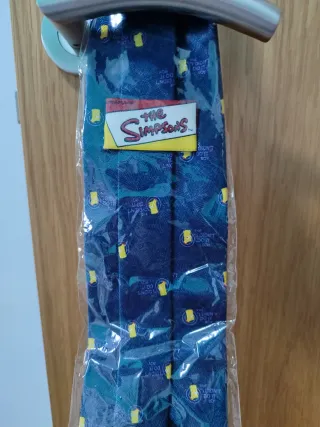 Corbata The Simpsons Azul y Amarillo
