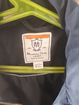 Abrigo plumas niña azul