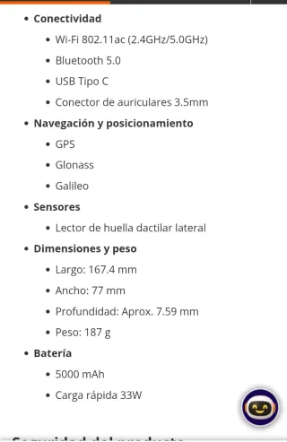 Realme C53 (con pantalla algo rota)