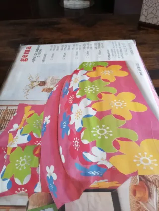 Juego Sábanas 3 Piezas Cama 90cm Flores