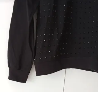 Jersey-sudadera Liu Jo Negra Pedrería