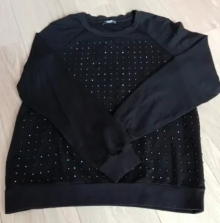 Jersey-sudadera Liu Jo Negra Pedrería
