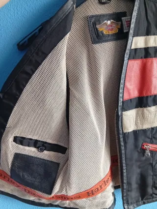 Chaleco Harley Davidson OEM Mujer Cuero talla M