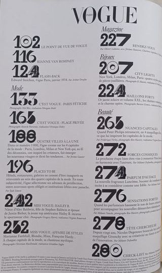 Vogue Paris septiembre 2018 número 1000