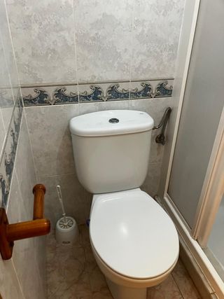 Conjunto baño madera