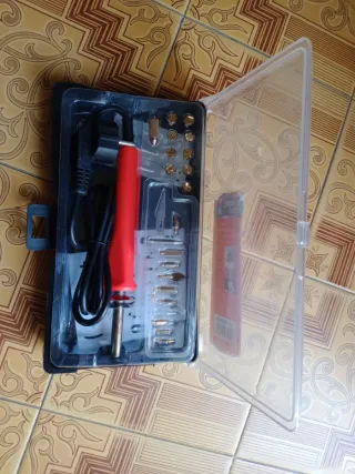 Kit pirografia con penna e punte