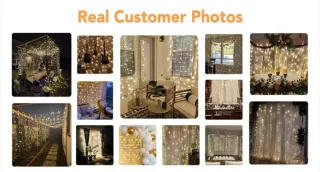 Cortina de iluminación Chill-out 3x3