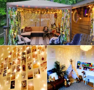 Cortina de iluminación Chill-out 3x3