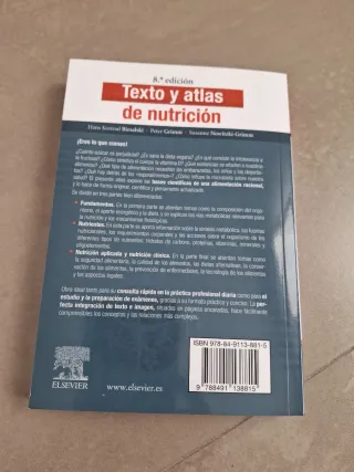 Texto y atlas de nutrición