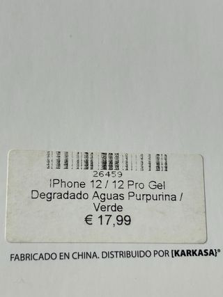 Funda Karkasa para iPhone 12 Transparente