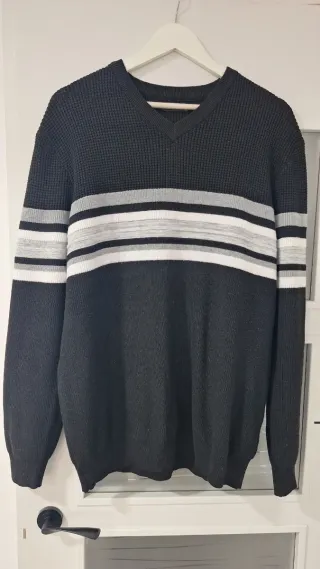 Jersey de punto rayas Talla XL