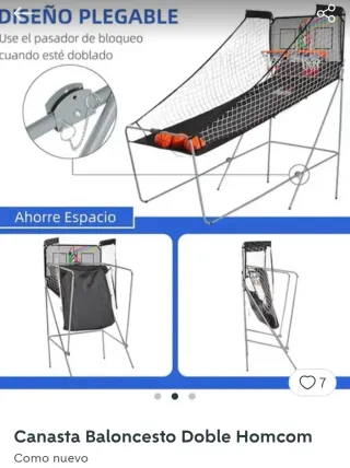 Canastas Baloncesto HOMCOM Plegables