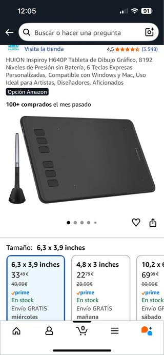 Tableta Gráfica Huion