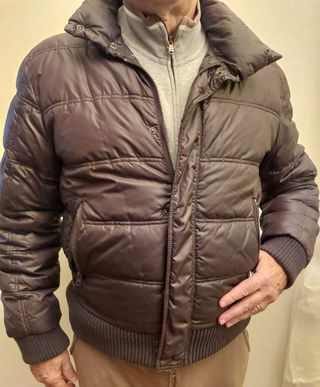 Piumino uomo marrone