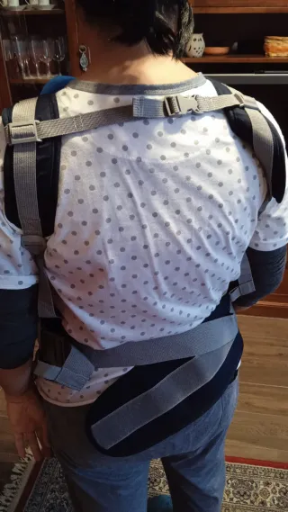 Marsupio neonato blu