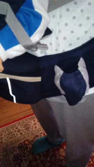 Marsupio neonato blu