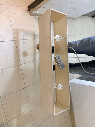 Lámpara de salón beige