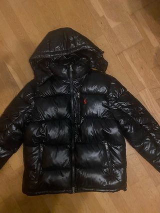 Abrigo Negro Polo Ralph Lauren