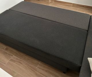 Sofá cama Ikea Asarum 3 plazas Gris.