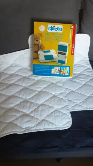 Lote bebé: hamaca, sacos, vigilabebés, peluches