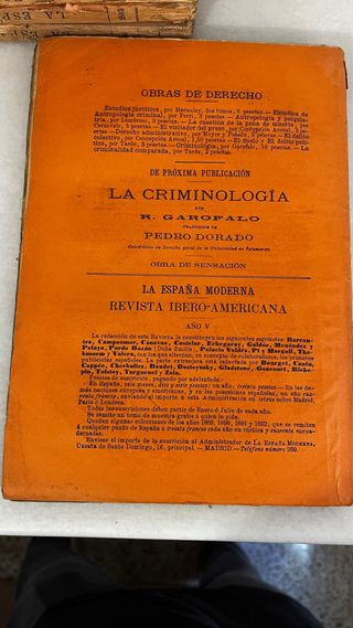 LA ESPAÑA MODERNA  REVISTA IBERO AMERICANA
