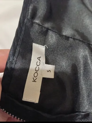 Abito cerimonia in pelle nero