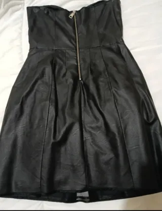 Abito cerimonia in pelle nero