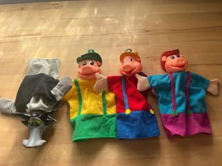 Marionetas 3 Cerditos y Lobo