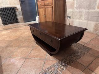 Mesa de centro retro madera 110x60x41
