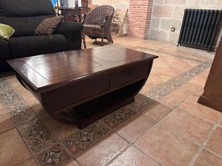 Mesa de centro retro madera 110x60x41