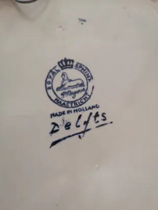 Set di 2 Piatti Decorativi Delft