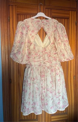 Vestido corto ASOS Luxe Curve floral