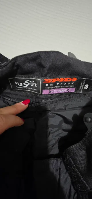 Pantalón Moto Cordura Mujer Talla S Negro, como