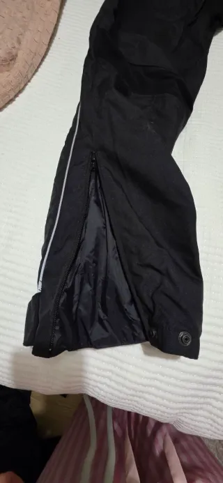 Pantalón Moto Cordura Mujer Talla S Negro, como