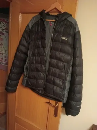 Anorak +8000 Talla XXL Negro/Gris