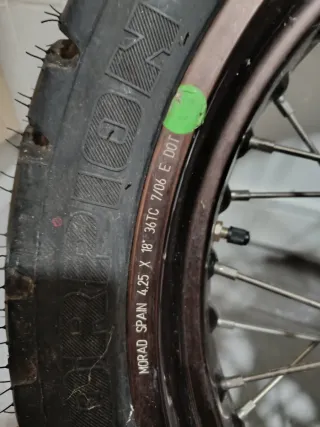 Rueda trasera 18 pulgadas