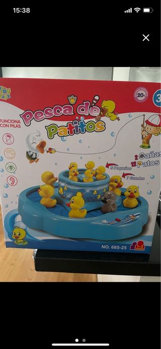 Juego de pesca de patos para niños