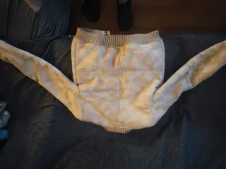 Cazadora Mango Beige Mujer forrada de borreguito