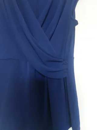 Elegante camisa azul talla L/M