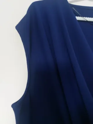 Elegante camisa azul talla L/M