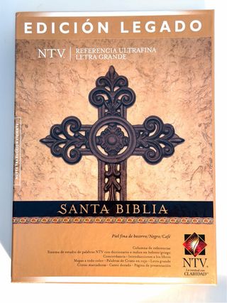 Santa Biblia NTV Ed. Legado piel de becerro