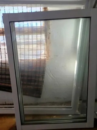 Ventana corredera aluminio blanco climalit