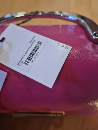 Bolso bandolera Tous piel fucsia