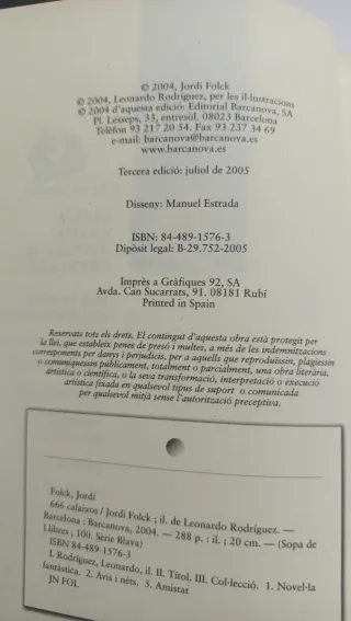 666 calaixos (Sopa De Llibres. Serie Blava) (Ca...