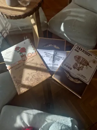 Puzzle 3D Madera Rolife Airship,Airlines, Camelia