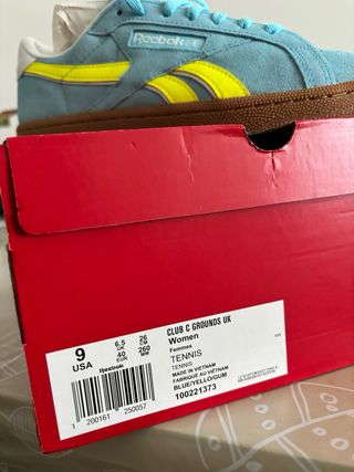 Zapatillas Reebok Azul y Amarillo Nuevas