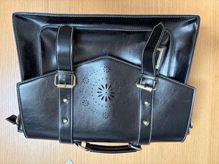 Mochila Ecosusi Cuero Negro